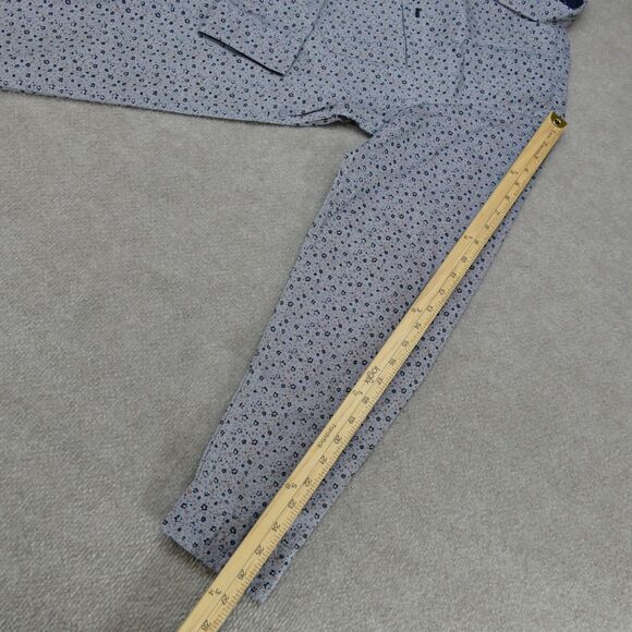 Twills Button Up Shirt Mens XXL Long Sleeve Geometric - Picture 12 of 14